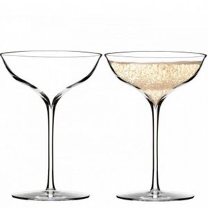 Waterford Champagne Belle Coupe Crystal glasses 2 count